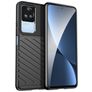 Mobigear Groove POCO F4 Hülle Flexibles TPU Backcover - Schwarz