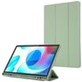 Mobigear Tri-Fold Gel Samsung Galaxy Tab A9 Plus (2023) Hülle TPU,Kunstleder Klapphülle + Stifthalter - Grün