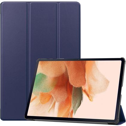 Mobigear Tri-Fold Samsung Galaxy Tab S7 FE Klapphülle - Dunkelblau