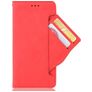 Mobigear Slide Wallet POCO F4 GT Hülle Klapphülle Geldbörse - Rot