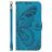 Mobigear Butterfly Xiaomi 13 Ultra Hülle Klapphülle Geldbörse - Blau