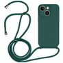 Mobigear Lanyard iPhone 14 Silikon Handykette - Dunkelgrün