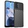 Mobigear Groove Motorola Moto E22i Hülle Flexibles TPU Backcover - Schwarz