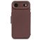 Decoded Detachable Wallet iPhone Air MagSafe Hülle Echtes Leder Abnehmbare 2in1 Klapphülle Geldbörse - Chocolate Brown