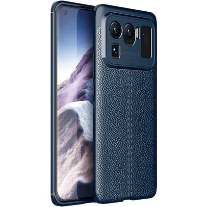 Mobigear Luxury Xiaomi Mi 11 Ultra Hülle Flexibles TPU Backcover - Blau