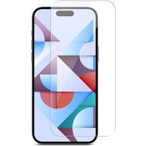 Mobigear iPhone 15 Plus Panzerglas Gehärtetes Glas Displayschutz - Hüllenfreundlich