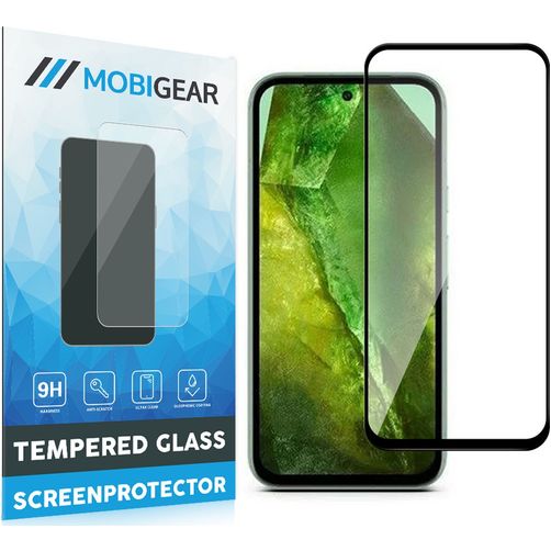Mobigear Premium Google Pixel 8a Panzerglas Displayschutz - Hüllenfreundlich - Schwarz