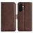 Mobigear Slim Magnet Samsung Galaxy A37 Klapphülle Portemonnaie - Braun