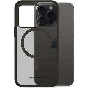 Mobilize Hybrid iPhone 15 Pro Max MagSafe Hülle Hardcase Backcover Stoßfest - Schwarz