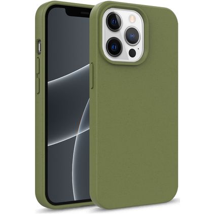 Mobigear Bio iPhone 13 Hülle Umweltfreundliches Backcover - Olive