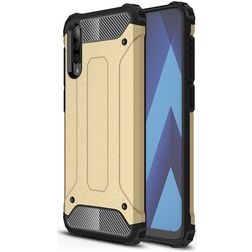 Mobigear Outdoor Samsung Galaxy A50 Hülle Hardcase Backcover Stoßfest - Gold