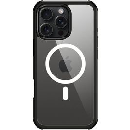 Valenta Full Cover iPhone 16 Pro Max MagSafe Hülle Gehärtetes Glas Backcover Stoßfest - Schwarz