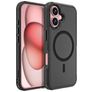 Mobigear Traveller iPhone 16 MagSafe Hülle Hardcase Backcover Stoßfest - Schwarz