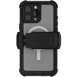 Ghostek Nautical Belt iPhone 16 Pro Max Wasserfest MagSafe Hardcase Backcover Shockproof - Transparent / Schwarz