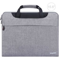 Haweel Oxford Laptop Aktentasche 15 - 16 Zoll Laptoptasche + Handgriff - Grau