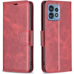 Mobigear Excellent Motorola Edge 40 Pro Hülle Klapphülle Geldbörse - Rot