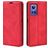 Mobigear Retro Slim Realme GT Neo 3 Hülle Klapphülle Geldbörse - Rot