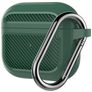 Mobigear Carbon Apple AirPods 3 Hülle Flexibles Silikon - Grün