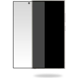 Mobilize Samsung Galaxy S24 Ultra Panzerglas Gehärtetes Glas Displayschutz - Hüllenfreundlich - Schwarz