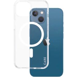 CARE by PanzerGlass Flagship Durchsichtig iPhone 13 MagSafe Hülle Hardcase Backcover - Transparent