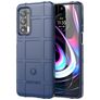 Mobigear Rugged Shield Motorola Edge (2021) Hülle Flexibles TPU Backcover Stoßfest - Blau