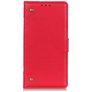Mobigear Ranch Alcatel 1S 2020 Hülle Klapphülle Geldbörse - Rot