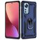 Mobigear Armor Ring Xiaomi 12 Hülle Hardcase Backcover Stoßfest mit Ringhalter - Blau