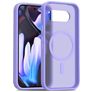 Mobigear Shockproof Google Pixel 9a MagSafe Hülle Hardcase Backcover - Lila