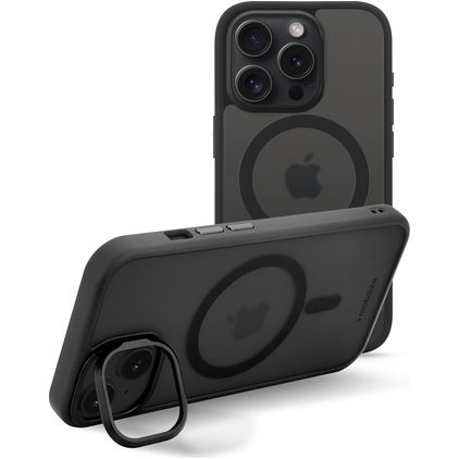 Mobilize Hybrid Pro iPhone 15 Pro MagSafe Hülle Hardcase Backcover Stoßfest - Schwarz