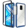 Mobigear Two-Layer Xiaomi Redmi Note 9 Pro Hülle Hardcase Backcover Stoßfest - Blau