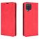 Mobigear Retro Slim Samsung Galaxy A12 Hülle Klapphülle Geldbörse - Rot