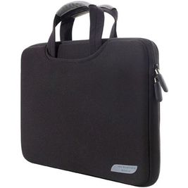 Mobigear Neon Neopren Laptop Aktentasche 15 - 16 Zoll Laptoptasche + Handgriff - Schwarz