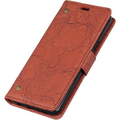 Mobigear Ranch Xiaomi Mi 8 SE Hülle Klapphülle Geldbörse - Braun