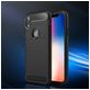 Mobigear Brushed Slim iPhone XR Hülle Flexibles TPU Backcover - Schwarz