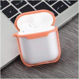 Mobigear Shockproof Apple AirPods 1 Stoßfeste Hardcase Hülle - Orange