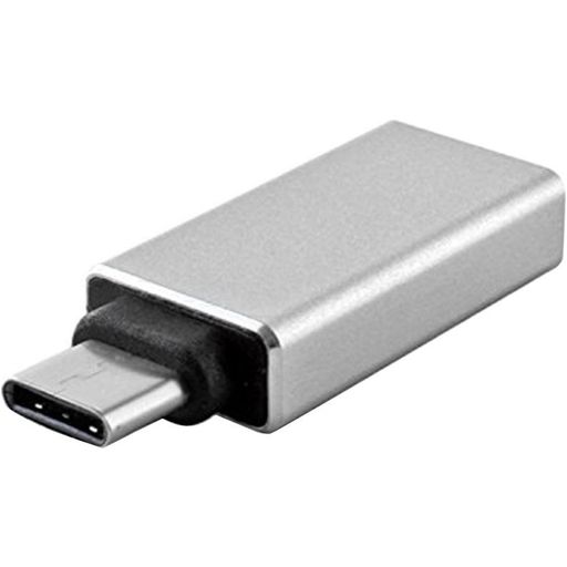 Mobigear Alu USB-C auf USB-A Adapter - Silber