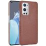 Mobigear Croco OnePlus 9 Pro Hülle Hardcase Backcover - Braun