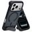 Mobiparts Hardcover iPhone 17 Pro MagSafe Hardcase Backcover mit Ständer - Satin Black