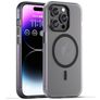 Mobigear Shockproof iPhone 16 Pro MagSafe Hülle Flexibles TPU Backcover - Schwarz