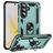Mobigear Armor ring Samsung Galaxy A57 Hardcase Backcover Shockproof mit Ringhalter - Dunkelgrün