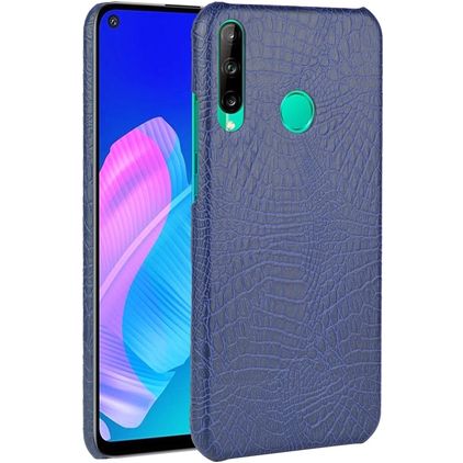 Mobigear Croco Huawei P40 Lite E Hülle Hardcase Backcover - Blau