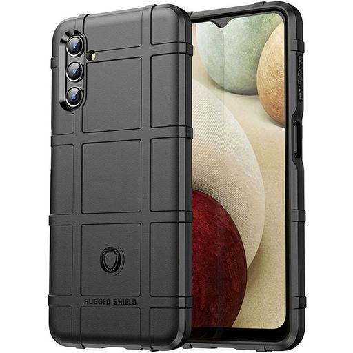 Mobigear Rugged Shield Samsung Galaxy A13 5G Hülle Flexibles TPU Backcover Stoßfest - Schwarz