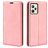 Mobigear Retro Slim Realme C35 Hülle Klapphülle Geldbörse - Pink
