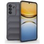Mobigear Bumpy Samsung Galaxy A37 Hülle Flexibles TPU Backcover - Grau