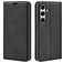Mobigear Retro Slim Samsung Galaxy S24 FE Hülle Klapphülle Geldbörse - Schwarz
