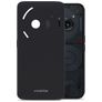 Mobilize Rubber Gelly Nothing Phone (2a) Hülle Flexibles TPU Backcover - Matt Black