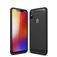 Mobigear Brushed Slim Motorola One Power Hülle Flexibles TPU Backcover - Schwarz