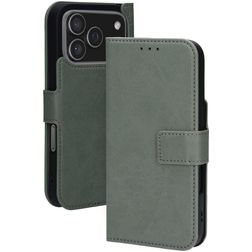 Mobiparts Classic Wallet iPhone 17 Pro MagSafe Klapphülle - Stone Green