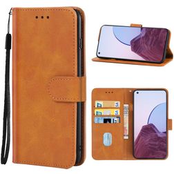 Mobigear Wallet OPPO Reno 7 Lite Hülle Klapphülle Geldbörse - Braun