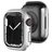 Mobigear Colors Dünn Apple Watch - 45 mm Hardcase Hülle - Silber